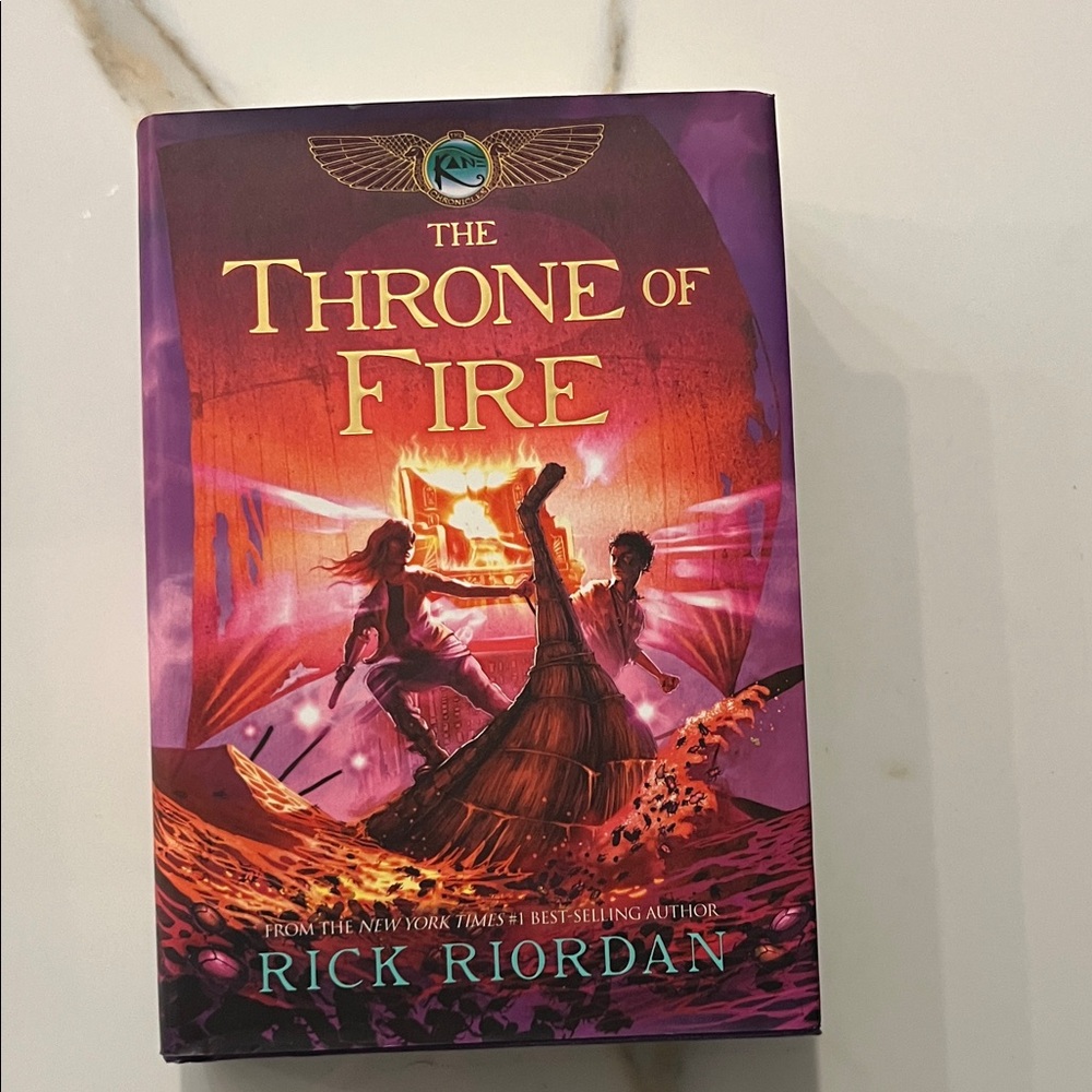 The Throne of Fire Hardcover Book